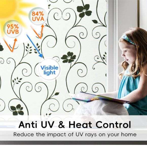 DUOFIRE Window Film for Privacy and UV Protection - Picture 4 of 5